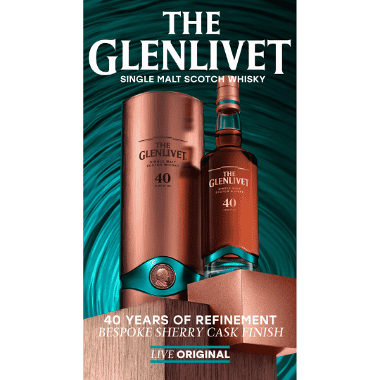 Glenlivet 40Y Single Malt Whisky 70cl