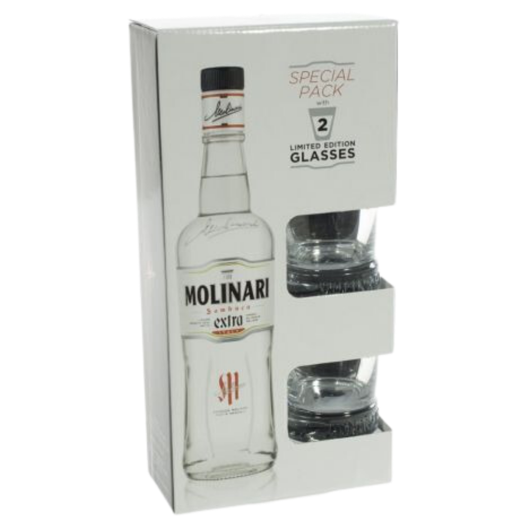 Sambuca Molinari Gift Set 70cl