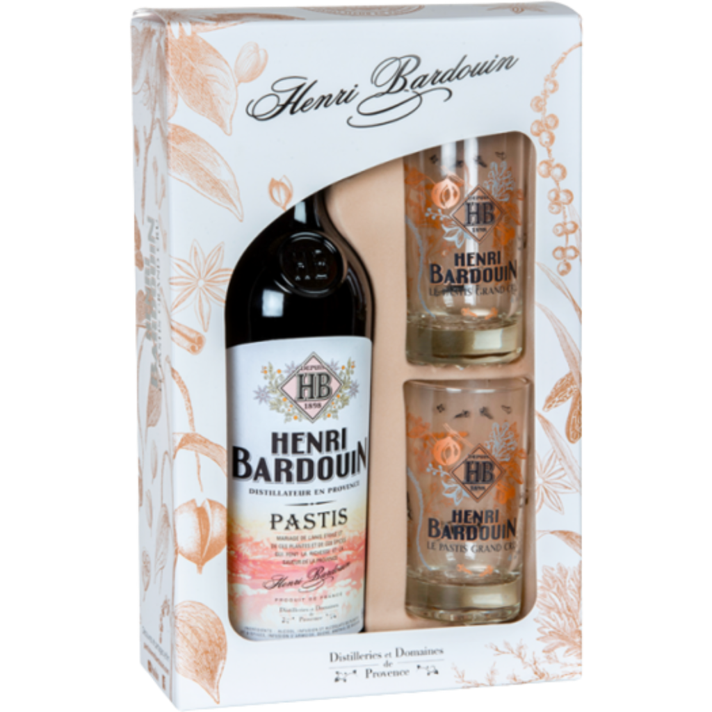 Henri Bardouin Pastis 45° Giftbox 70cl