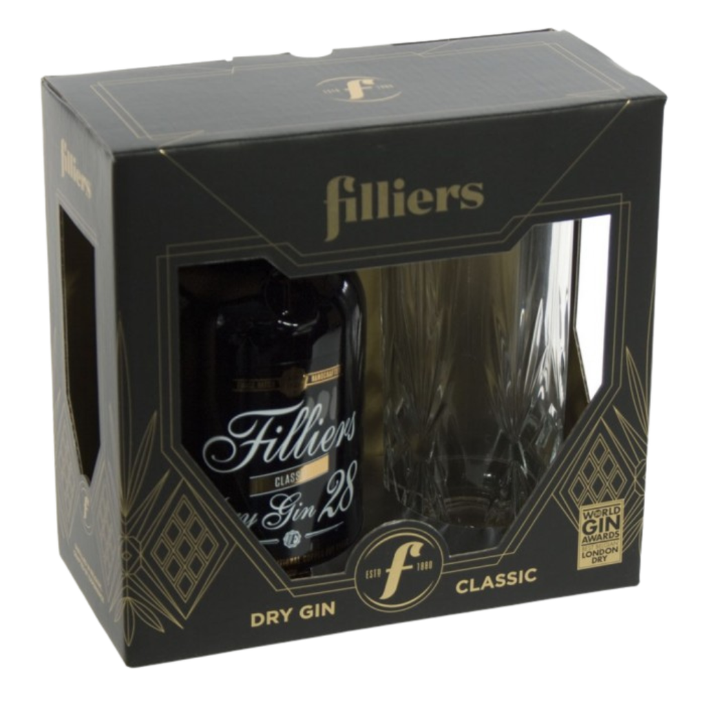 Filliers Dry Gin 28 Giftset 50cl