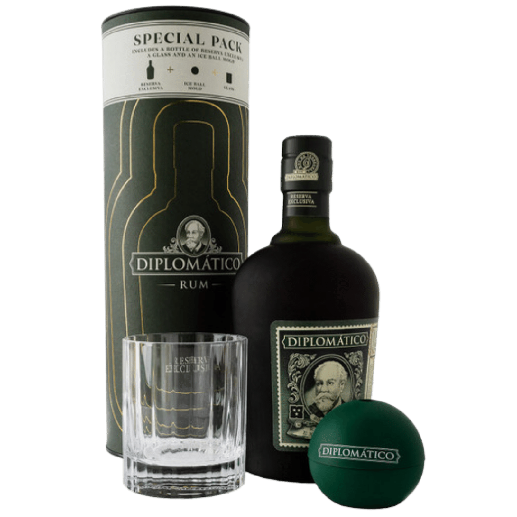 Diplomatico Reserva Exclusiva + ice ball mold & glass 70cl