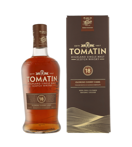 Tomatin 18Y Single Malt Whisky 70cl
