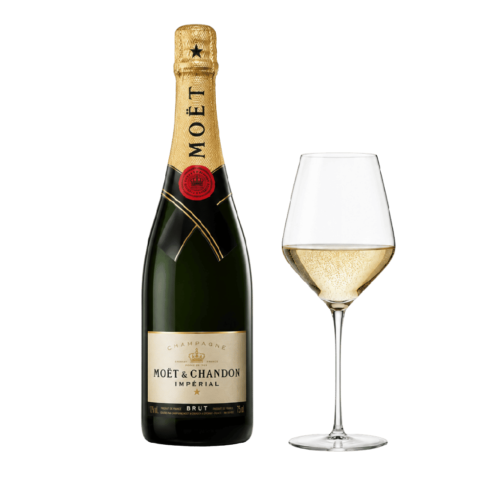 Moët & Chandon Imperial Champagne Brut 6x75cl + 6 glazen