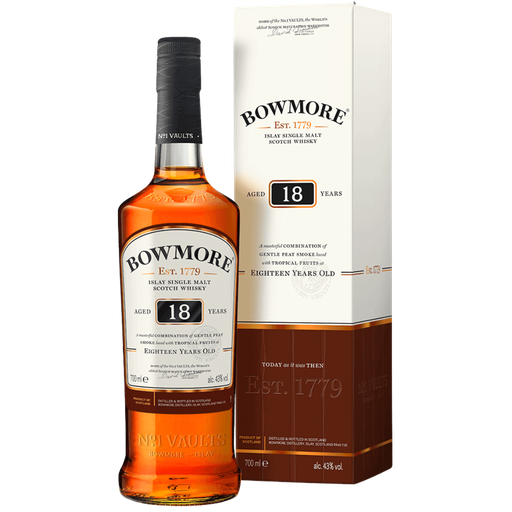 Bowmore 18 Years Single Malt Whisky 70cl