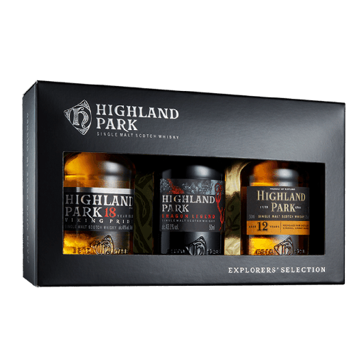 Highland Park Explorer Selection Single Malt Whisky 3x5cl