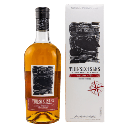 The Six Isles Blended Malt Whisky Port Cask Finish 70cl